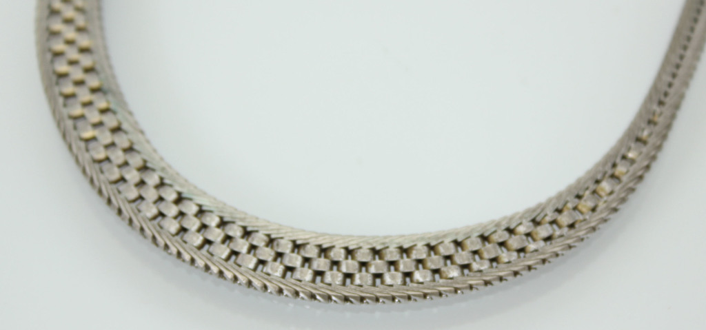  Art Nouveau silver necklace