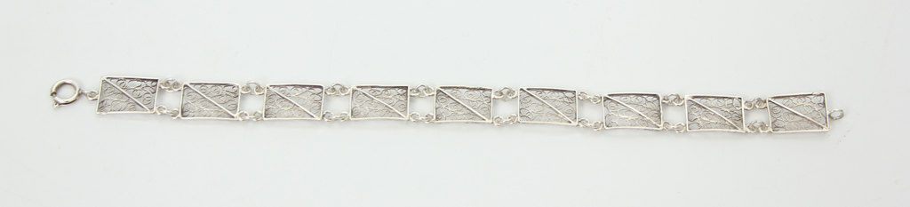 Art Nouveau silver bracelet