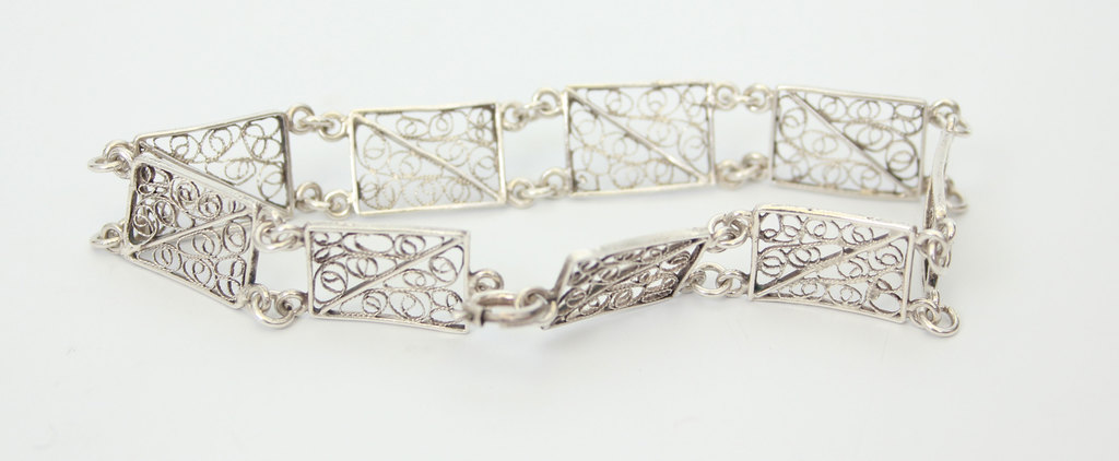Art Nouveau silver bracelet