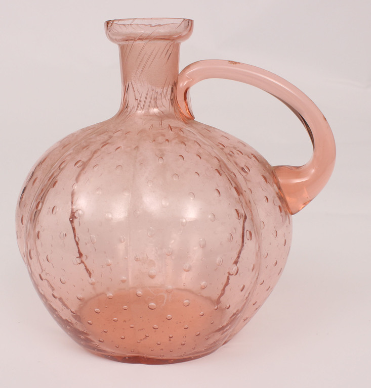 Colored glass pitcher (without cork)