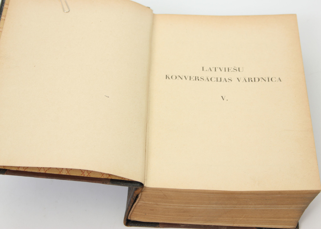 Latvian conversion dictionaries 19 pcs. (missing No. 17; No. 21)