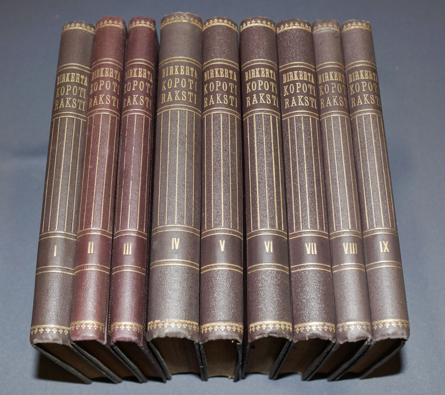 Antons Birkerts, Collected articles (Volumes I.-IX)