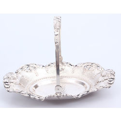 Silver bowl with handle