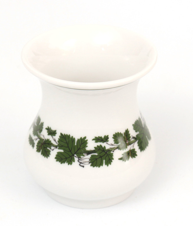 Porcelain object set - plate, cup, vase