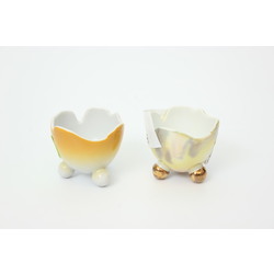 Porcelain egg holders (2 pcs.)