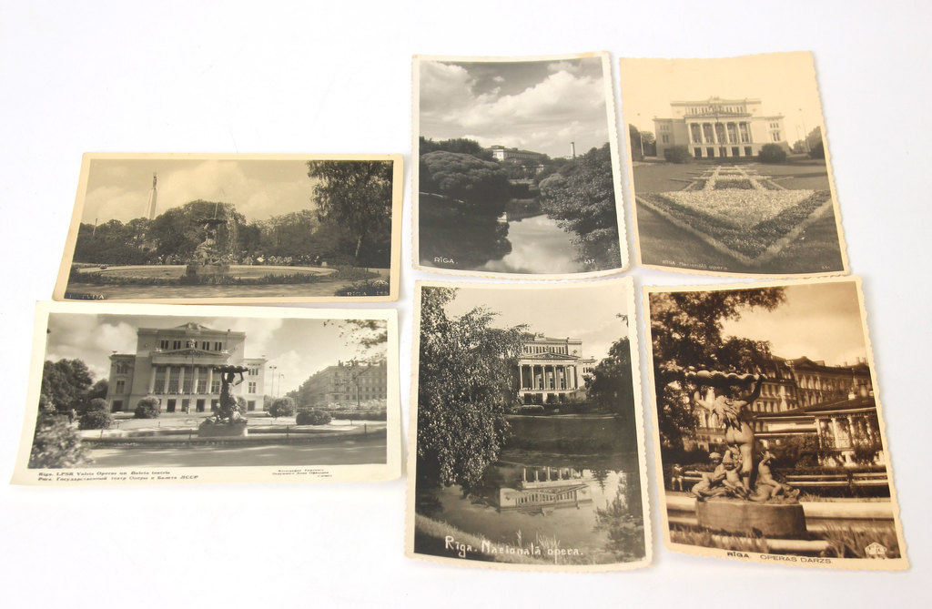 6 postcards