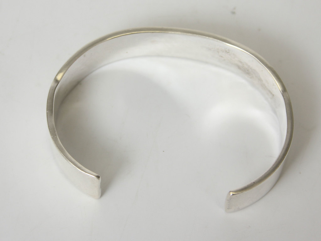 Silver bracelet with gilding