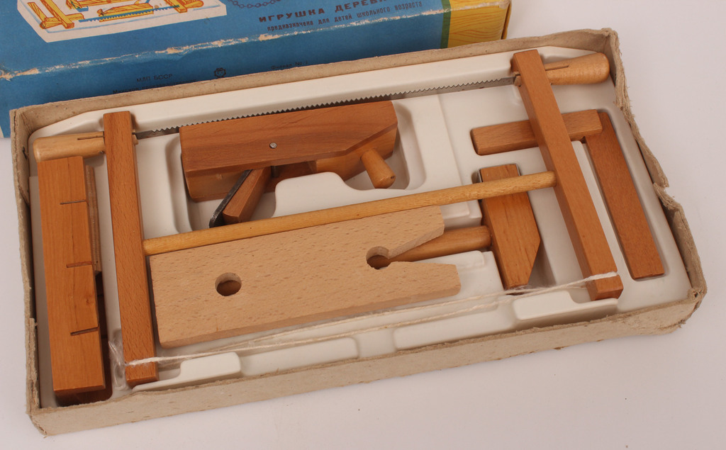 Children's play set - wooden tools
