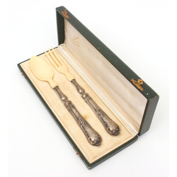 Silver set - fork and spoon