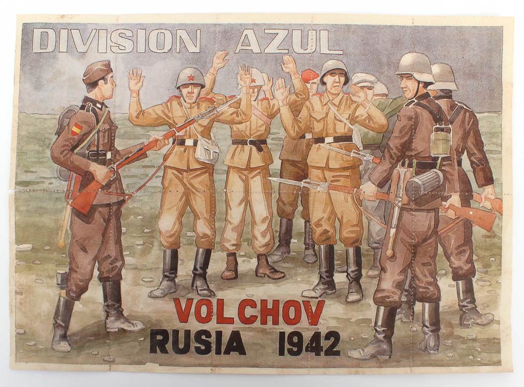Divi aģitācijas plakāti Otrā pasaules kara tematikā