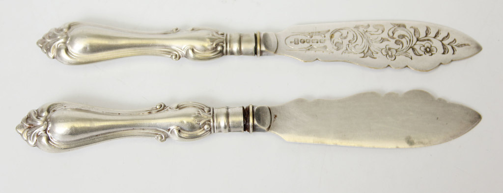 Silver-plated butter / pate knives 2 pcs.