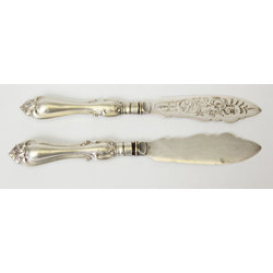 Silver-plated butter / pate knives 2 pcs.