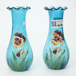 Glass vases 2 pcs. 