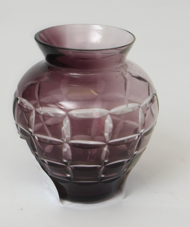 Ilguciems glass factory glass vase