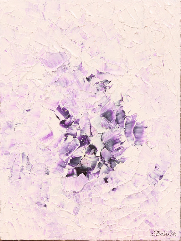 Violeta abstrakta kompozīcija
