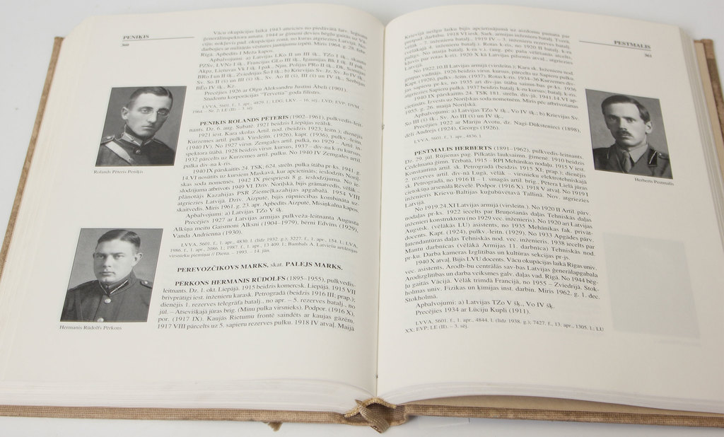 Книга «Высшие офицеры Латвийской армии 1918-1940 гг.».