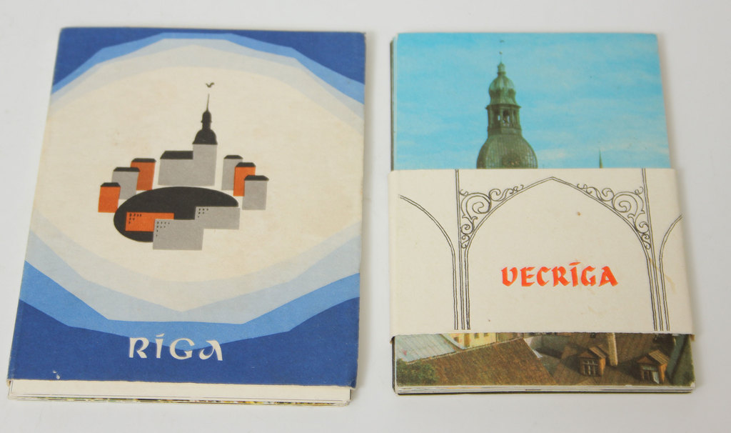 2 postcard booklets - Old Riga, Riga