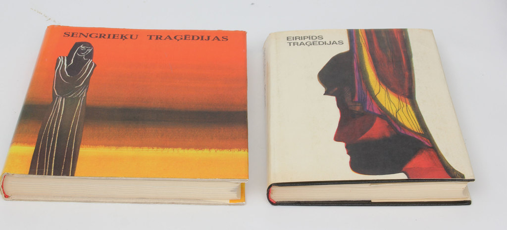 2 books - Ancient Greek tragedies, Euripides tragedies