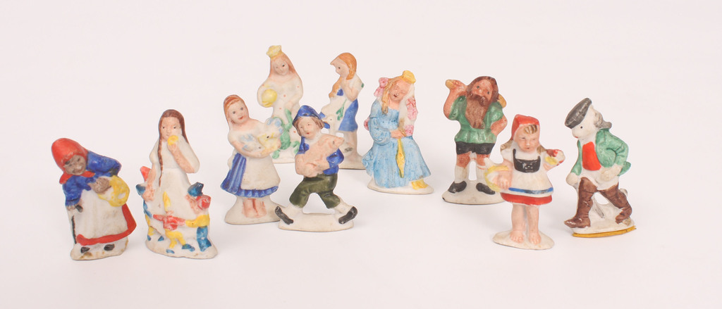 Porcelain figurines (10 pcs), Andersen's fairy tales