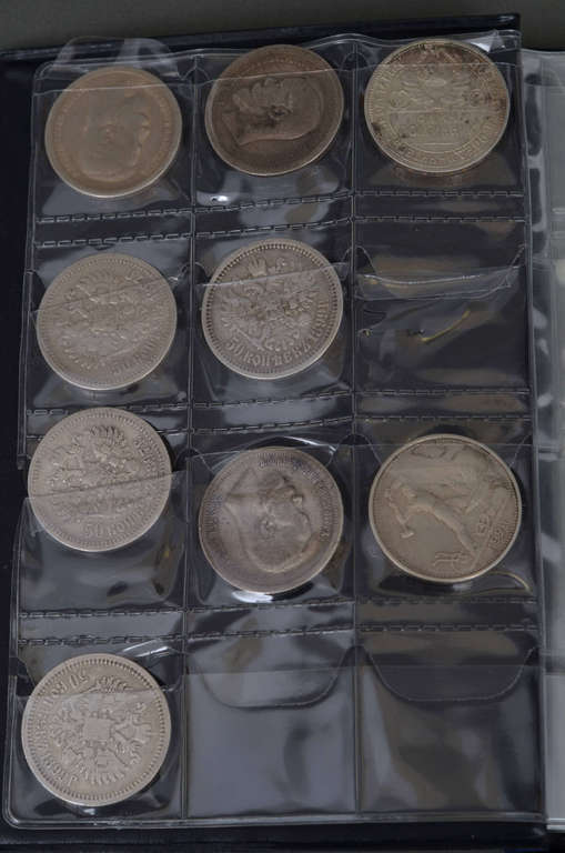 Silver coin collection