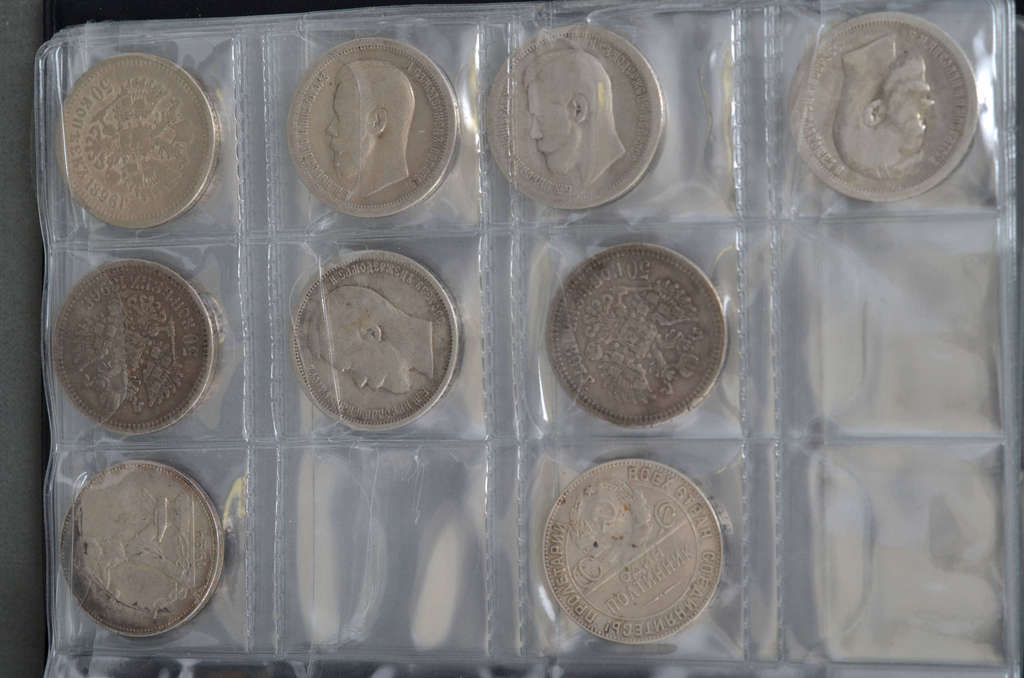 Silver coin collection