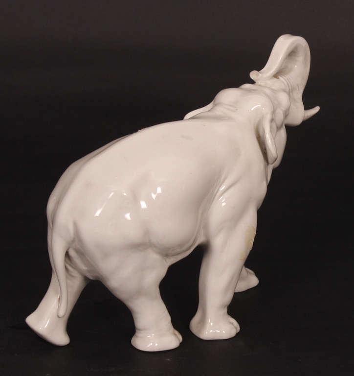 Porcelain figurine of an elephant