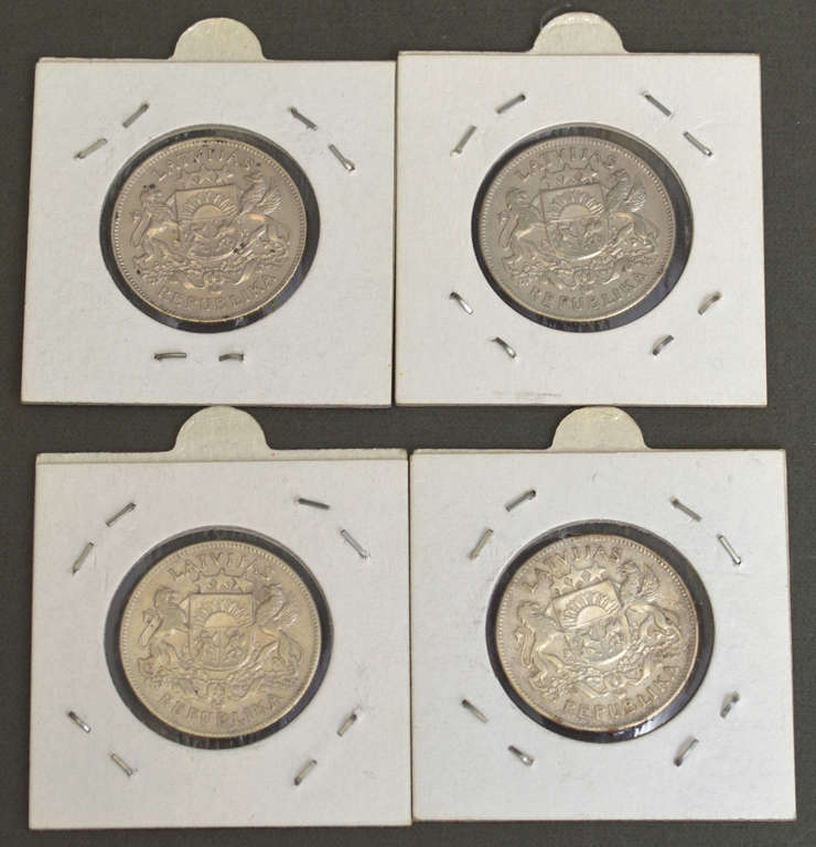Latvijas 2 Latu monētas 