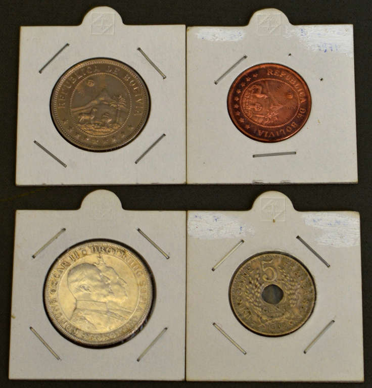 Dažādas monētas (4 gab)
