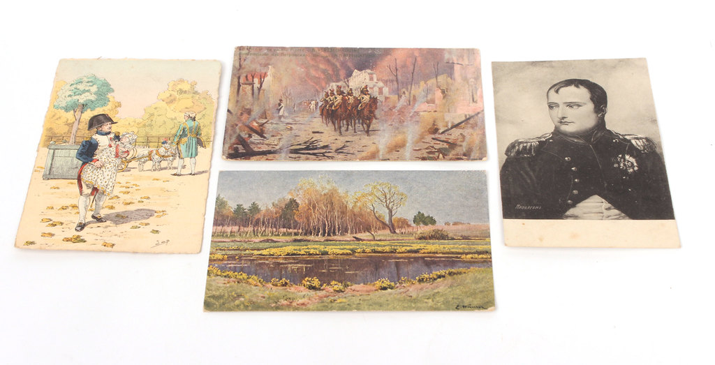 16 postcards with paintings reproductions