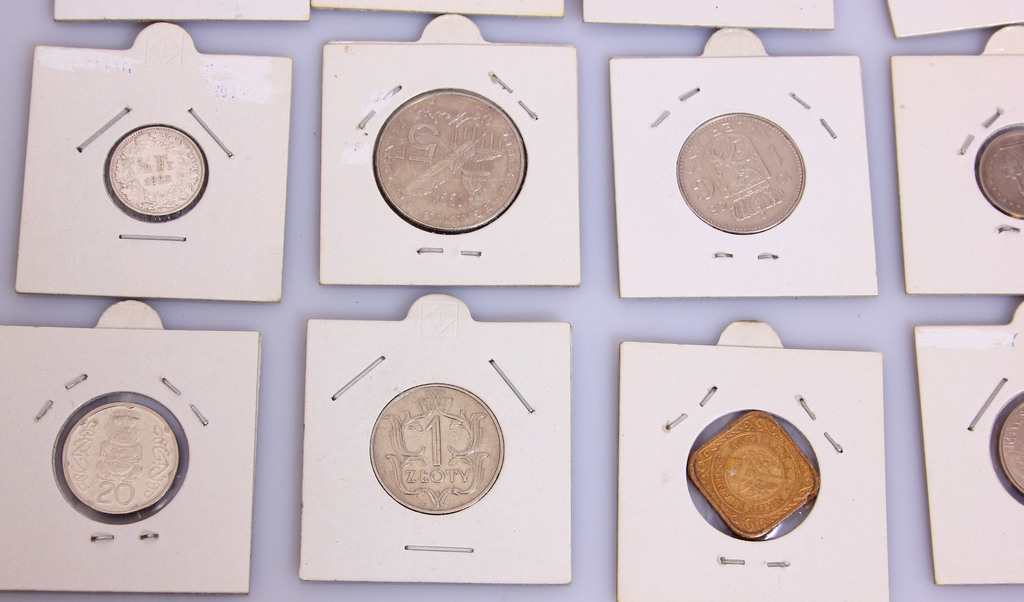 Set of coins from different countries