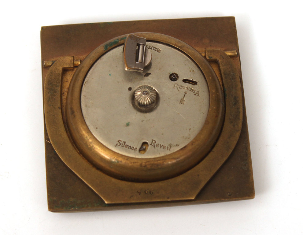 A small table clock in working order