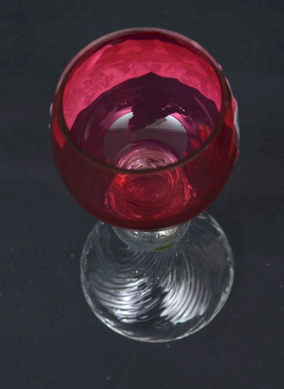 Cup pf colored glass