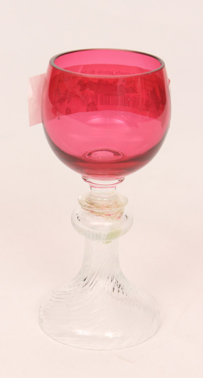 Cup pf colored glass