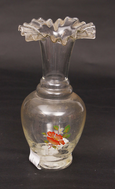 Art Nouveau glass vase 