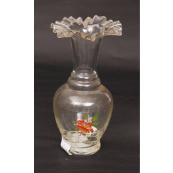 Art Nouveau glass vase 