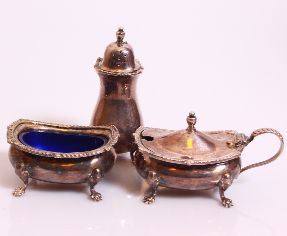 Metal spice dishes 3pcs.