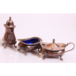 Metal spice dishes 3pcs.