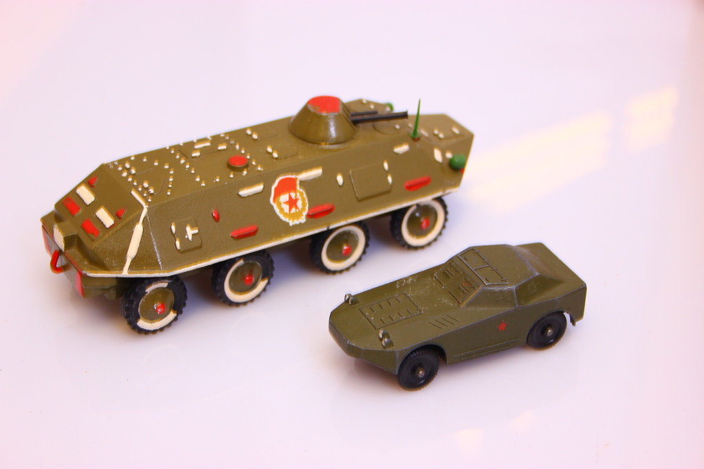 Padomju armijas tehnika - auto modelīši 2 gab.