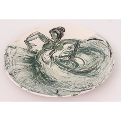 Тарелка керамическая декоративная 
