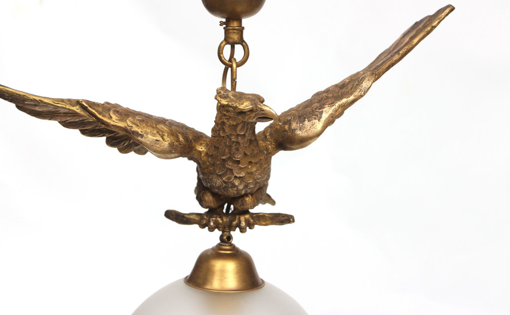 Chandelier with an eagle