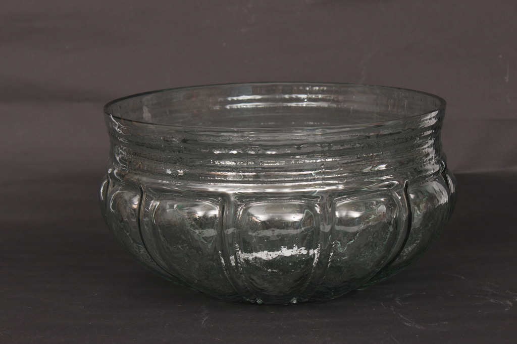 Large glass bowl