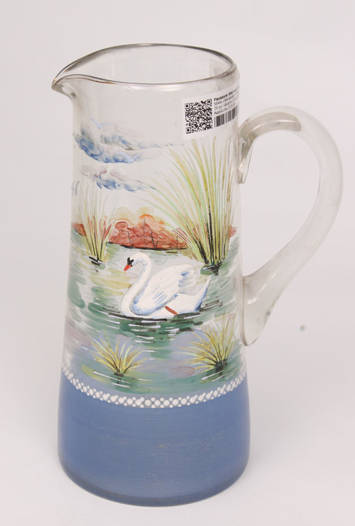Glass water jug
