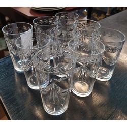9 Стеклянных стаканов