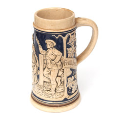 Faience beer cup
