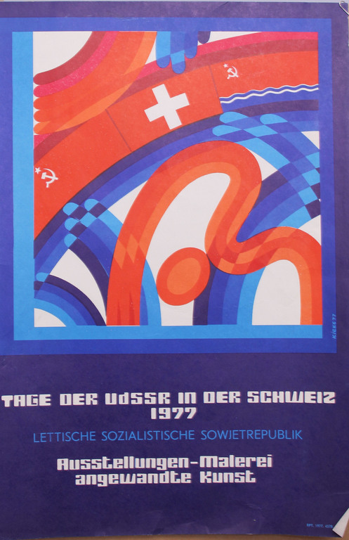 Divi plakāti vācu valodā