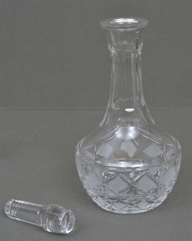 Stikla karafe ar glāzītēm (6 gab.)