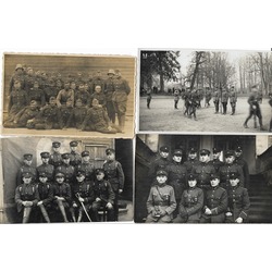 Latvijas armijas karavīru fotogrāfijas 5 gab.