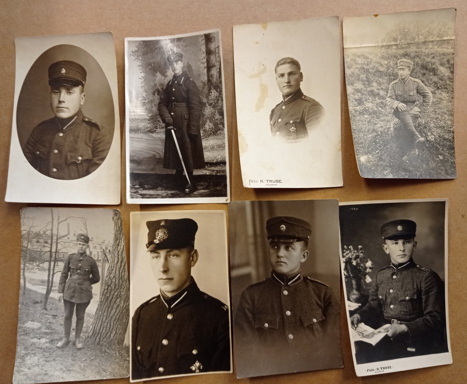 Photos of Latvian army soldiers 10 pcs.