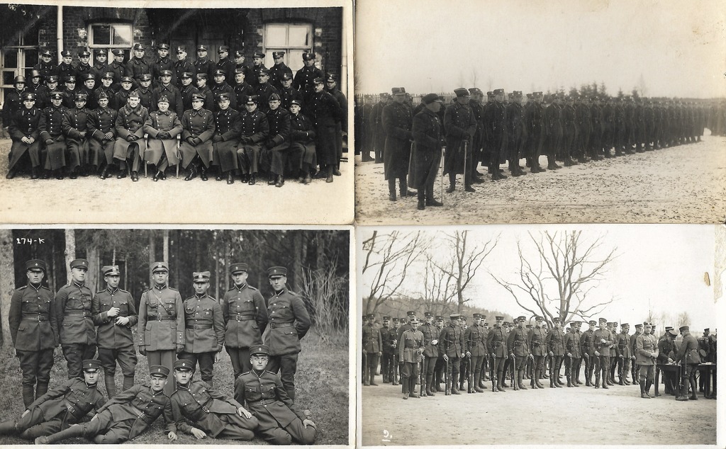 Photos of Latvian army soldiers 6 pcs.