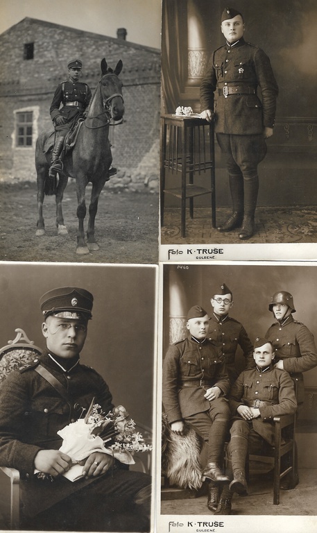 Photos of Latvian army soldiers 5 pcs.